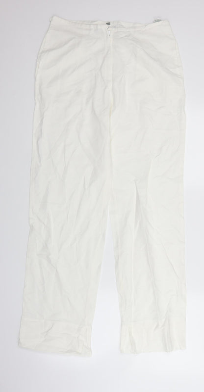 Cobalt Womens White   Trousers  Size 10 L29 in