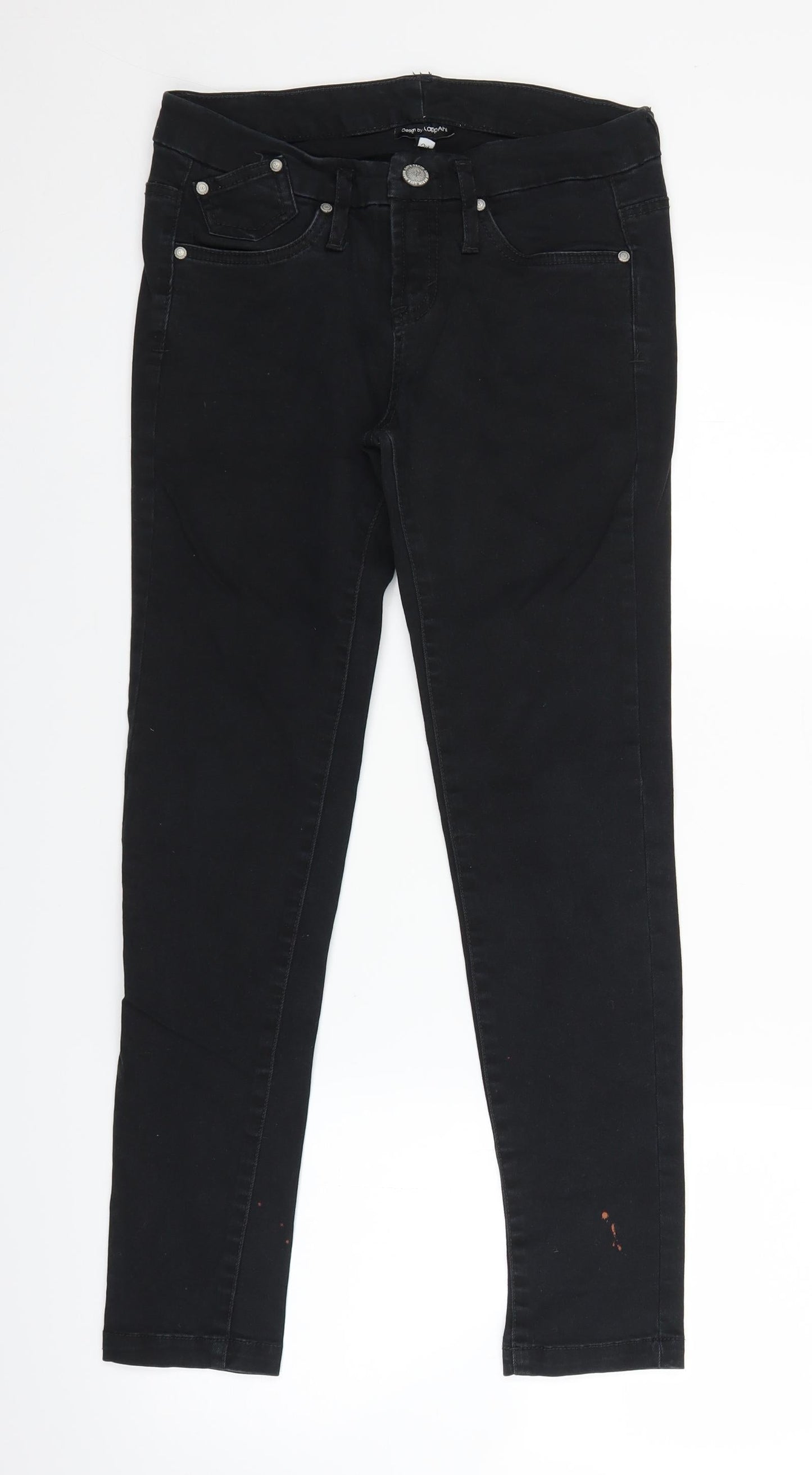 Kappahl Womens Black  Denim Straight Jeans Size 6 L26 in