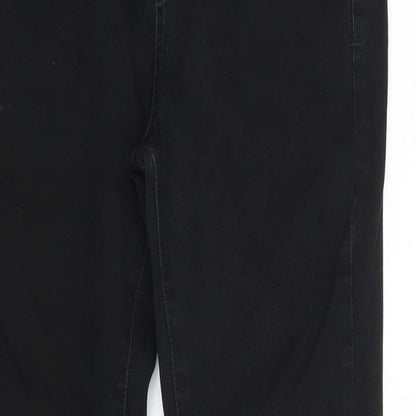 Kappahl Womens Black  Denim Straight Jeans Size 6 L26 in