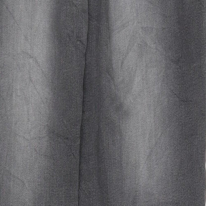 KappAhl Womens Black  Denim Straight Jeans Size 12 L26 in