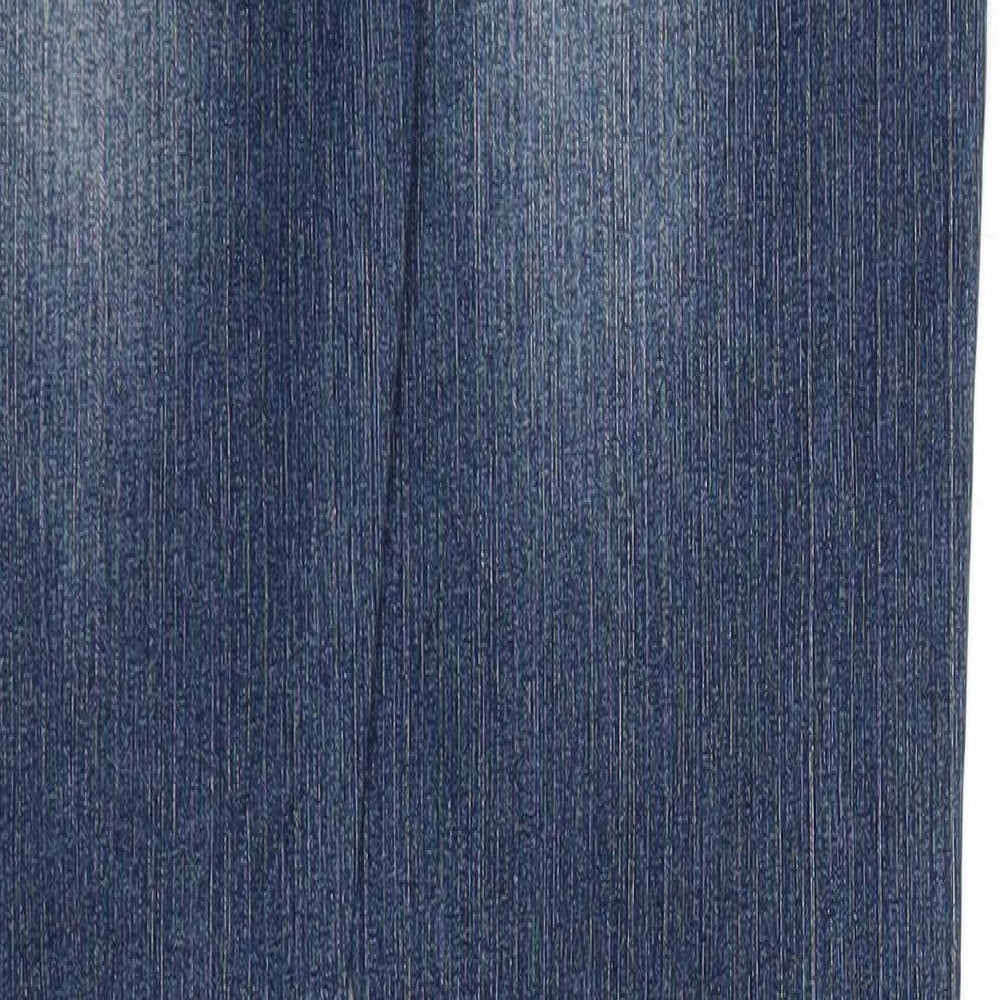 Koe Womens Blue  Denim Straight Jeans Size L L33 in