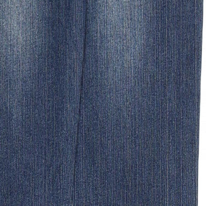 Koe Womens Blue  Denim Straight Jeans Size L L33 in