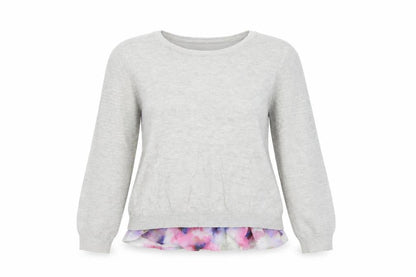 Dorothy Perkins Womens Grey   Pullover Jumper Size 8