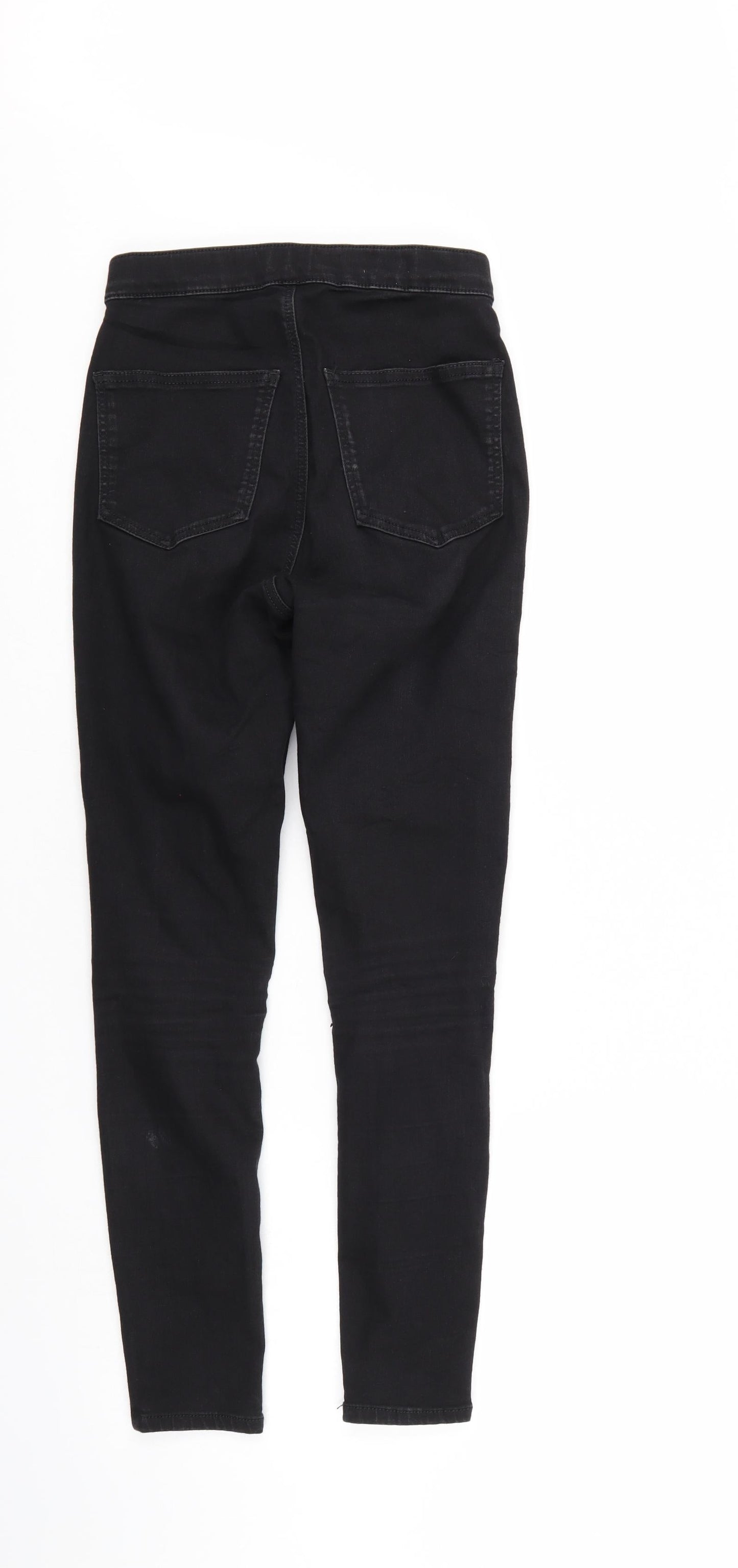 Womens UK Size 28 in Top Shop Regular Fit Jegging Black Jeans