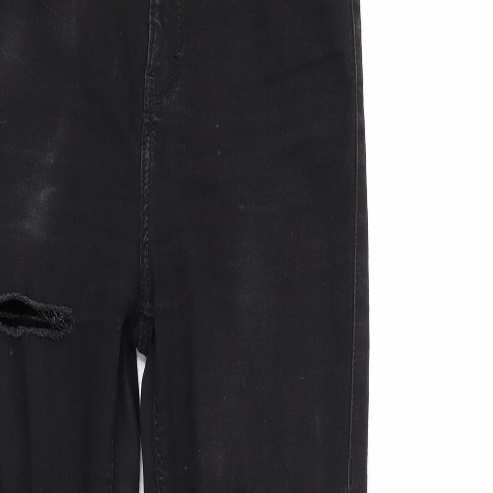Womens UK Size 28 in Top Shop Regular Fit Jegging Black Jeans