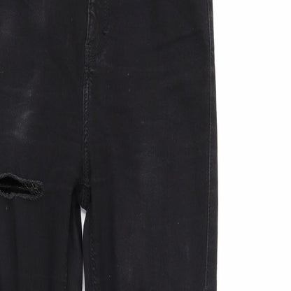 Womens UK Size 28 in Top Shop Regular Fit Jegging Black Jeans