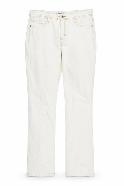 Hirsch Womens White   Straight Jeans Size 12 L31 in