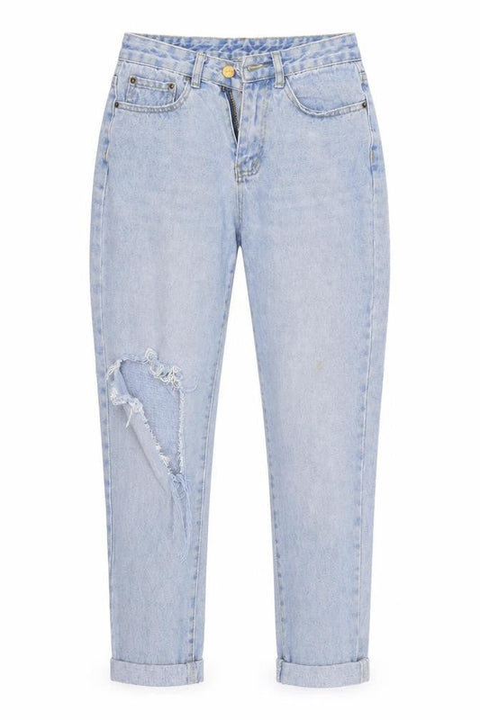 SHEIN Shien Womens Blue  Denim Cropped Jeans Size XS L24 in