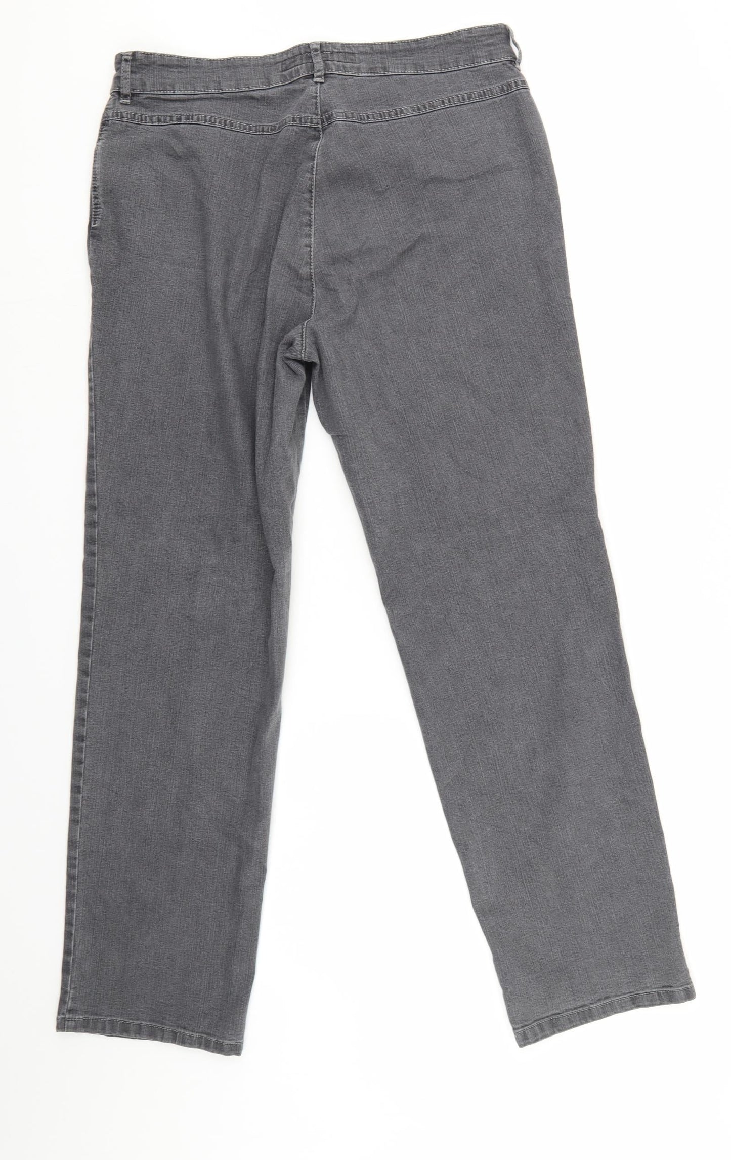 Womens UK Size 14 ZERRES Regular Fit Skinny Grey Jeans