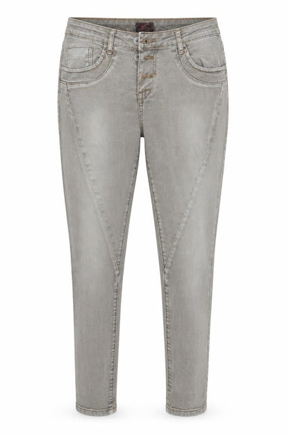 Womens UK Size 8 Onado Regular Fit Tapered Grey Jeans