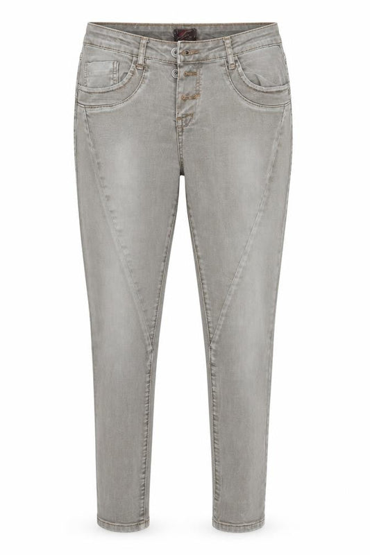 Womens UK Size 8 Onado Regular Fit Tapered Grey Jeans