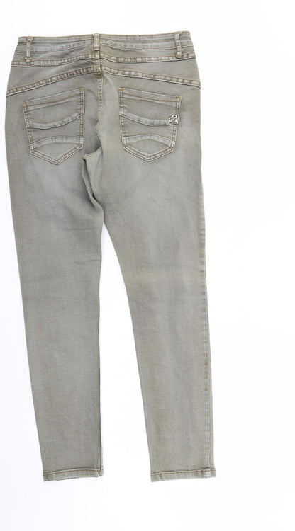 Womens UK Size 8 Onado Regular Fit Tapered Grey Jeans