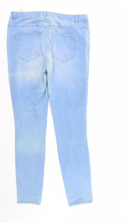 Only Womens Blue  Denim Skinny Jeans Size 32 in L29 in