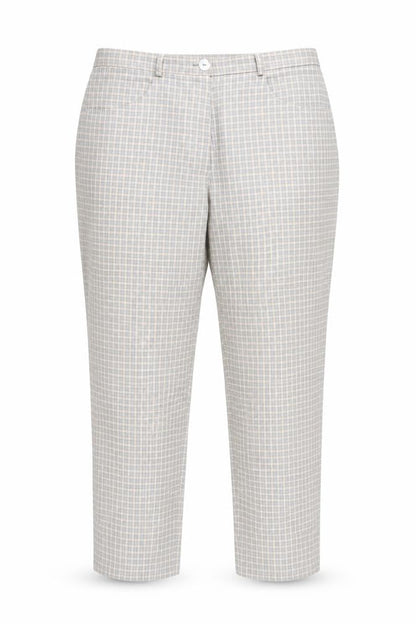 Guitano Womens Multicoloured Check  Trousers  Size 16 L26 in