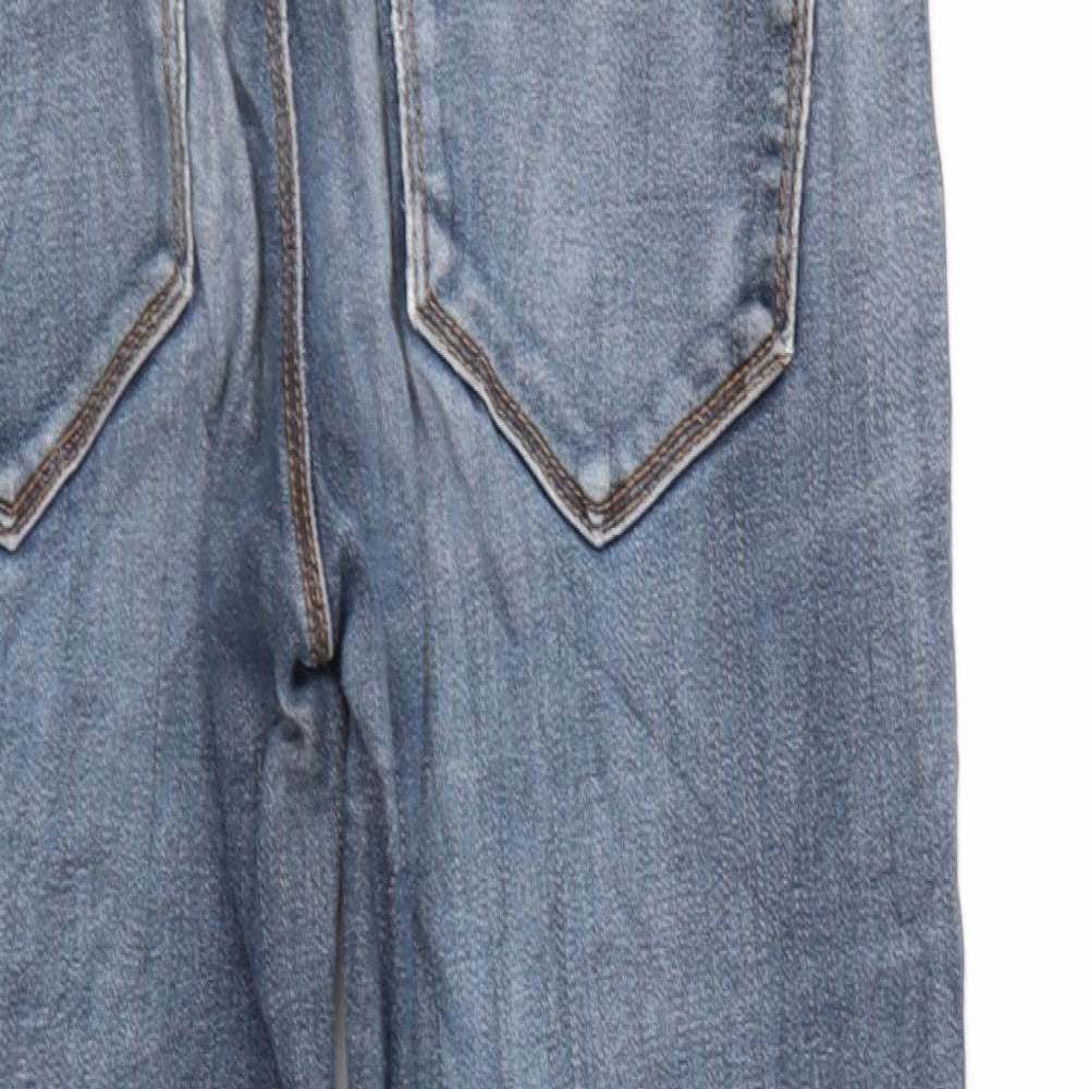Womens UK Size 8 Stradavarius Regular Fit Skinny Blue Jeans