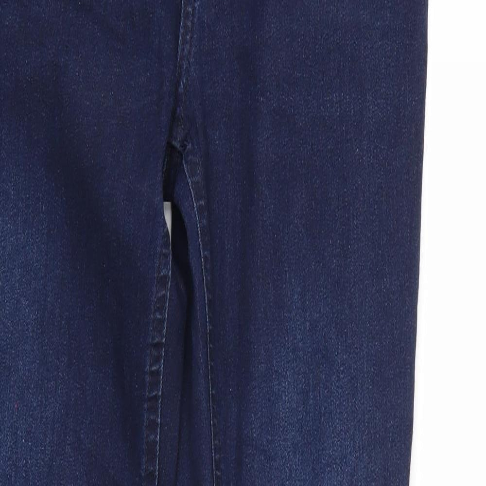 Womens UK Size 8 H&M Regular Fit Straight Blue Jeans