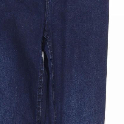 Womens UK Size 8 H&M Regular Fit Straight Blue Jeans