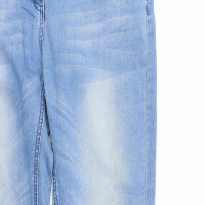 G21 Womens Blue  Denim Straight Jeans Size 14 L28 in