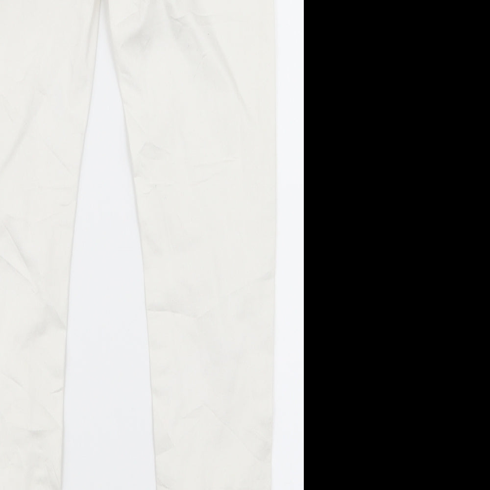 Primark Womens White   Skinny Jeans Size 8 L28 in