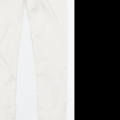 Primark Womens White   Skinny Jeans Size 8 L28 in