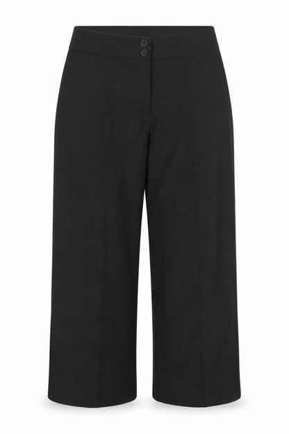 Womens UK Size 12 Preworn Regular Fit  Black Trousers
