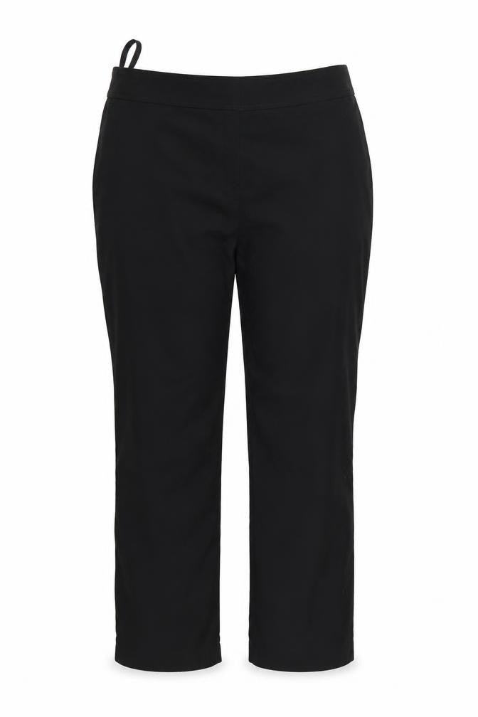 Womens UK Size 16 Preworn Regular Fit  Black Trousers