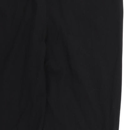 Womens UK Size 16 Preworn Regular Fit  Black Trousers