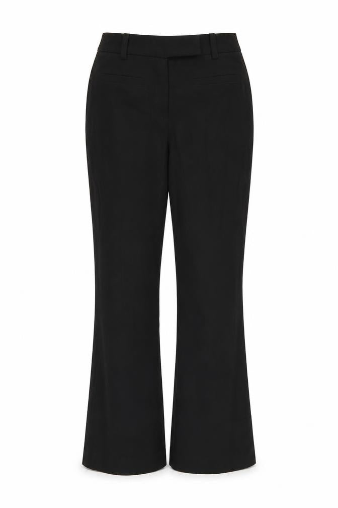 Womens UK Size 10 Preworn Regular Fit Bloomer Black Trousers