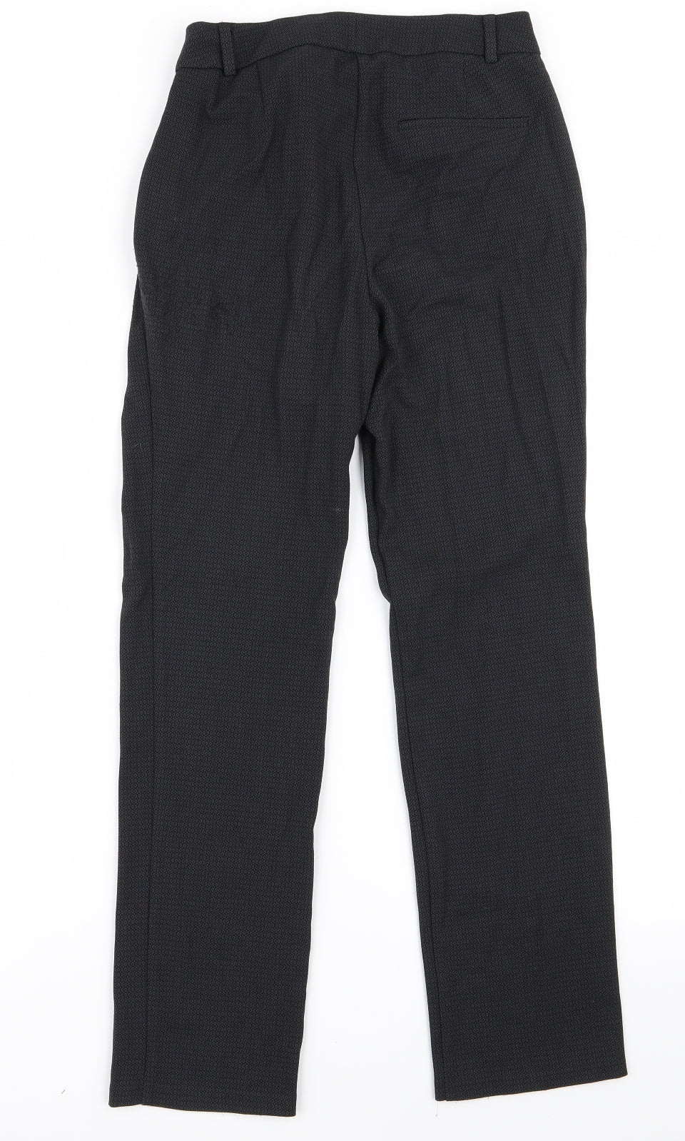 m&s Womens Black   Trousers  Size 8 L24 in