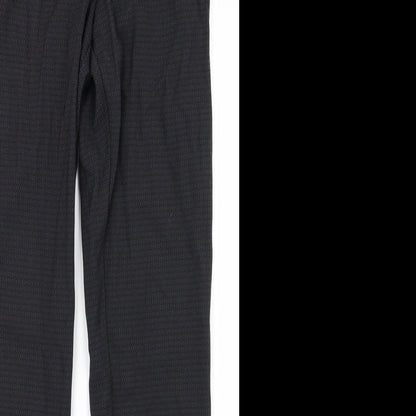 m&s Womens Black   Trousers  Size 8 L24 in