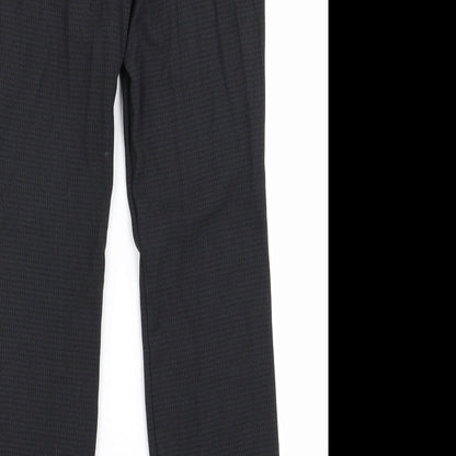 m&s Womens Black   Trousers  Size 8 L24 in