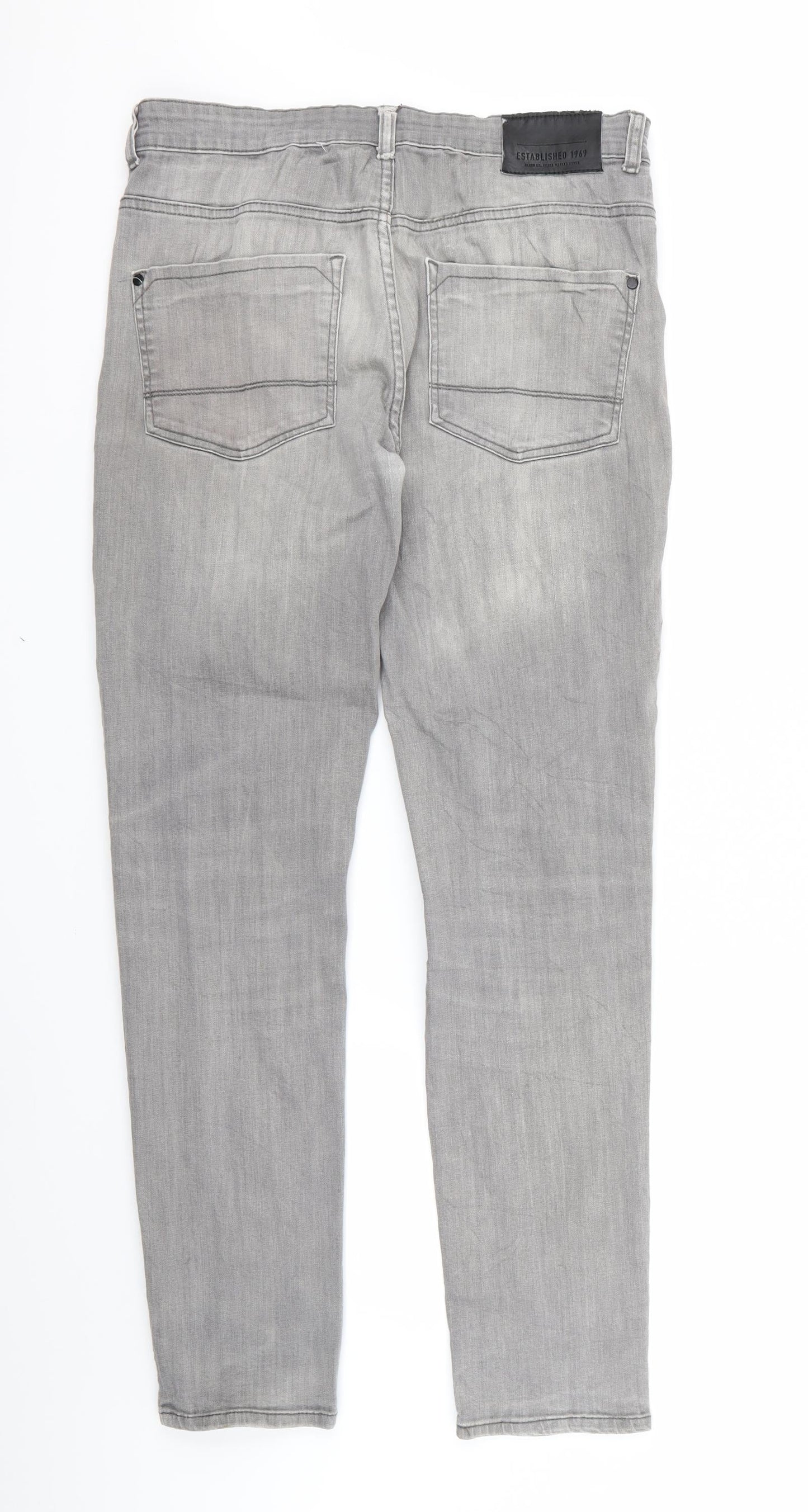 preowrn Womens Grey   Skinny Jeans Size 32 L28 in