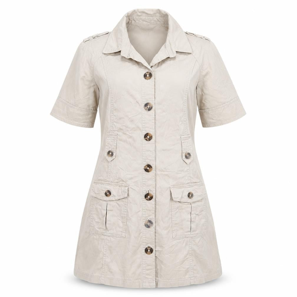 Womens UK Size 14 Miss Selfridge Beige Overcoat