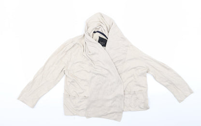 Betty Jackson Womens Beige   Cardigan Jumper Size 8  - m