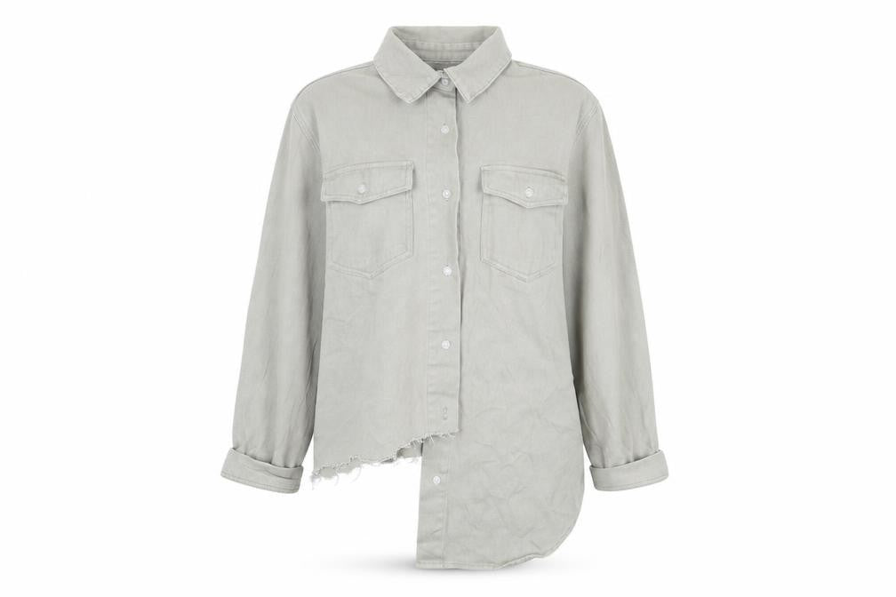 Womens UK Size 8 Missguided Green Basic Button-Up