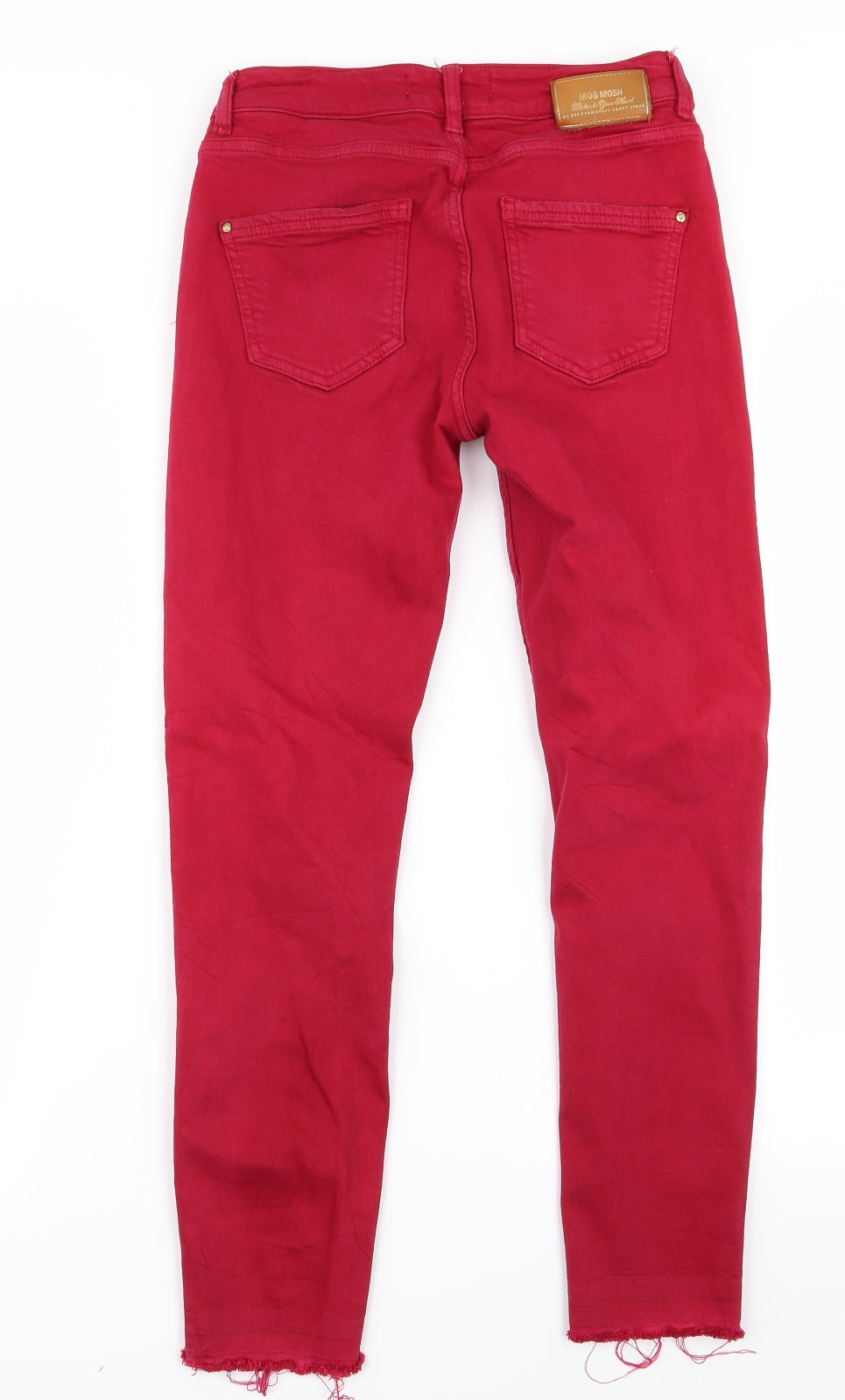 mosh Womens Red   Skinny Jeans Size 26 L25 in