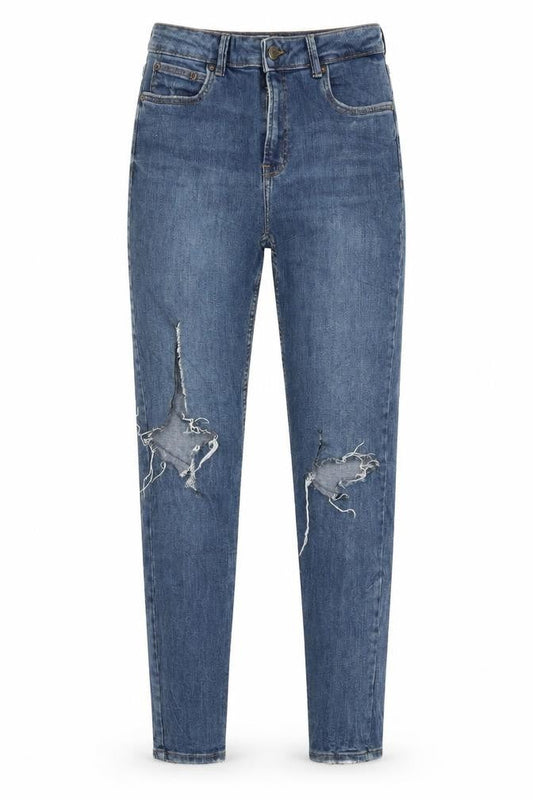 Womens UK Size 26 Bershka Regular Fit Skinny Blue Jeans