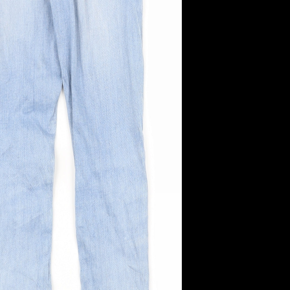 Womens UK Size 28 Preworn Regular Fit Skinny Blue Jeans