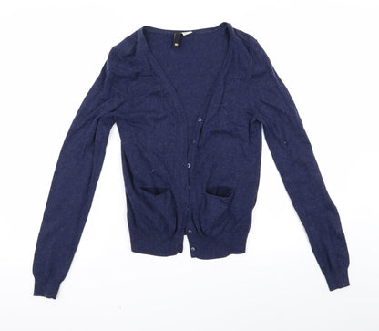 Preworn Womens Blue   Cardigan Jumper Size 10  - 1