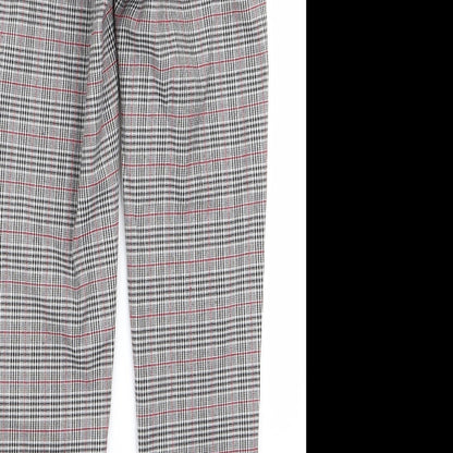 Daisy Street Womens Grey Striped  Trousers  Size 8 L28 in