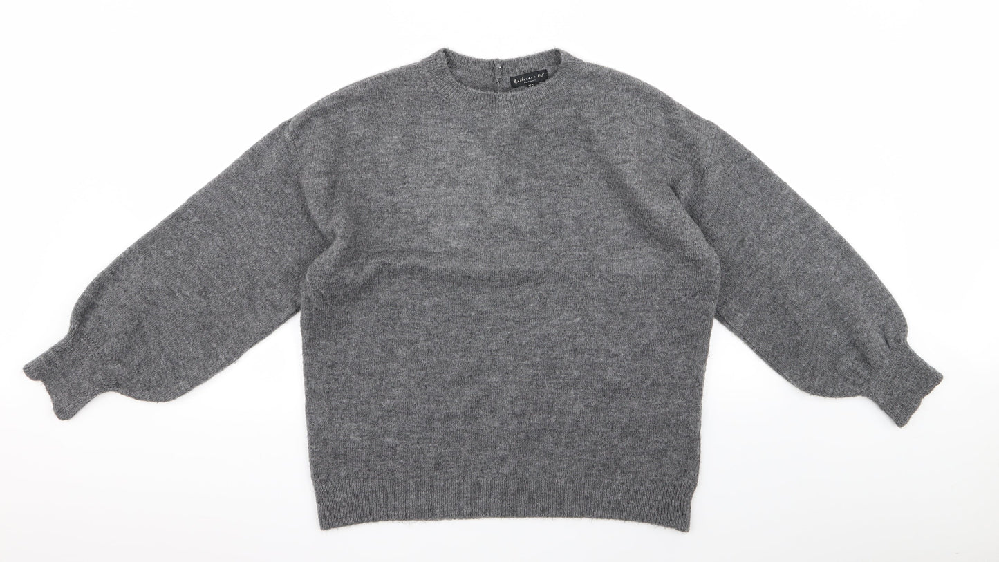 F&F Mens Grey  Rayon Pullover Jumper Size M