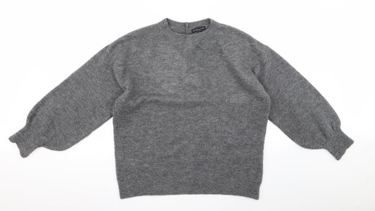 F&F Mens Grey  Rayon Pullover Jumper Size M