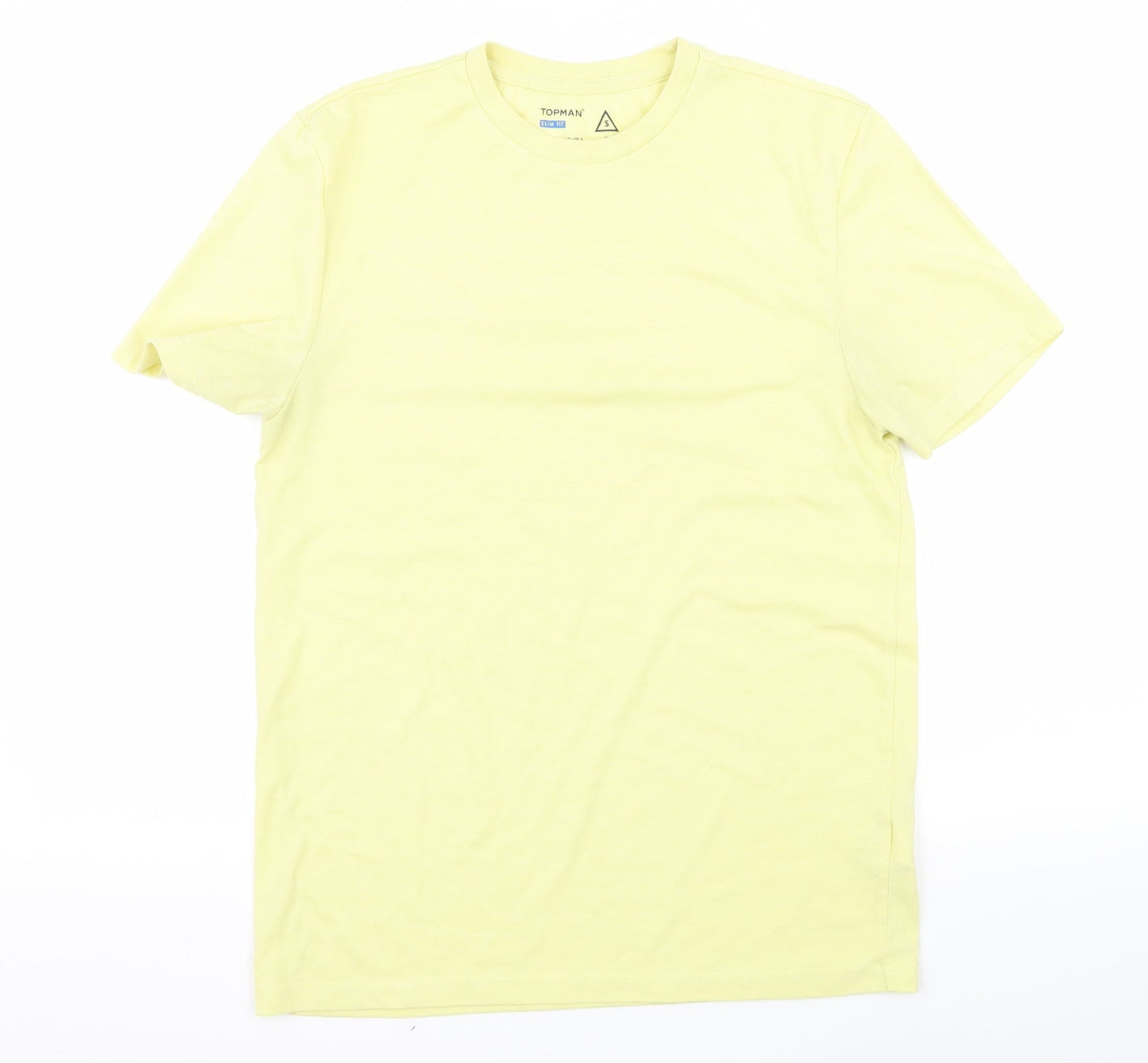 Topman Mens Yellow    T-Shirt Size S