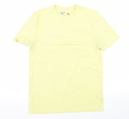 Topman Mens Yellow    T-Shirt Size S