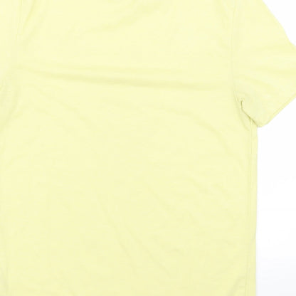 Topman Mens Yellow    T-Shirt Size S