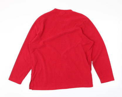 Best Basics Womens Red   Pullover Jumper Size 14