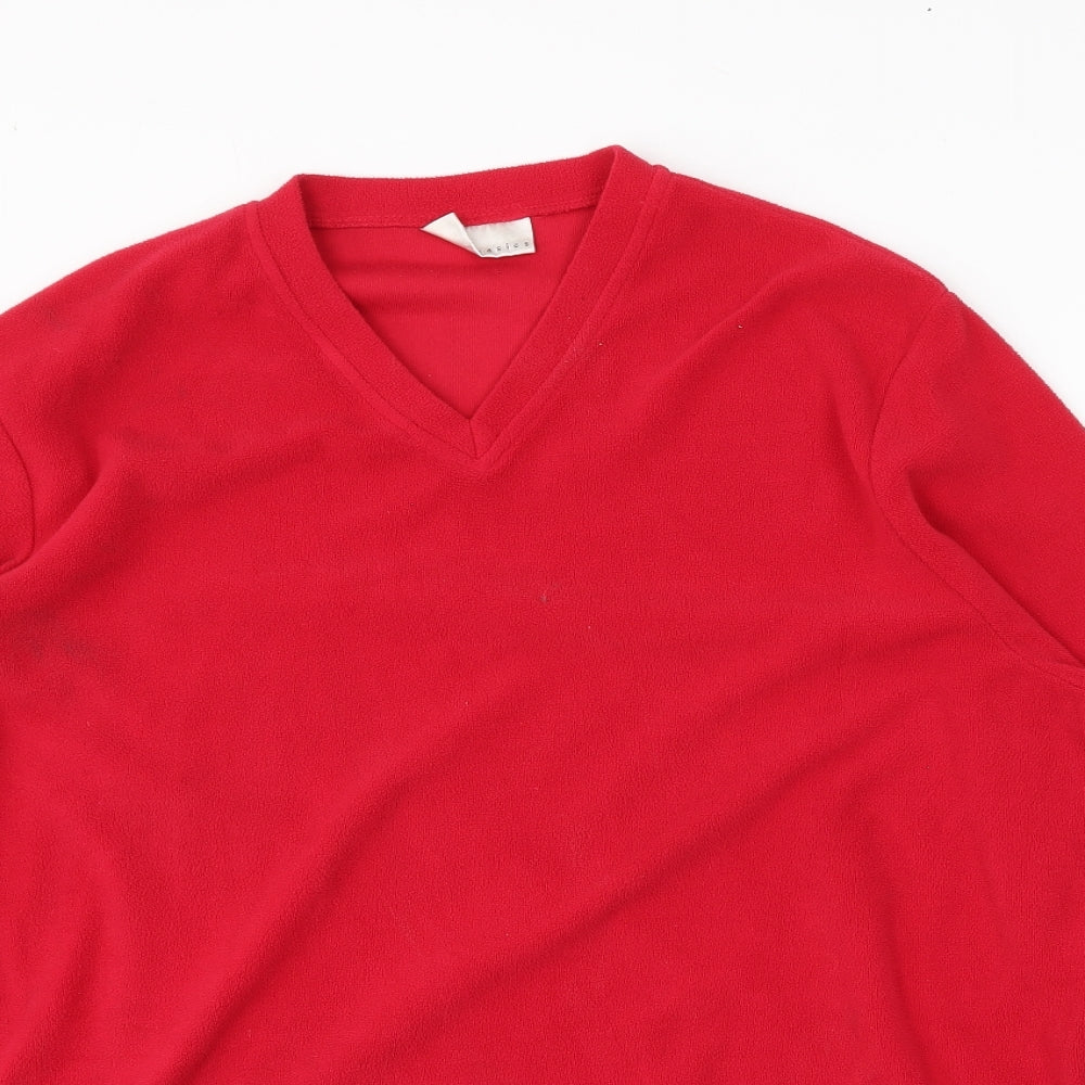 Best Basics Womens Red   Pullover Jumper Size 14