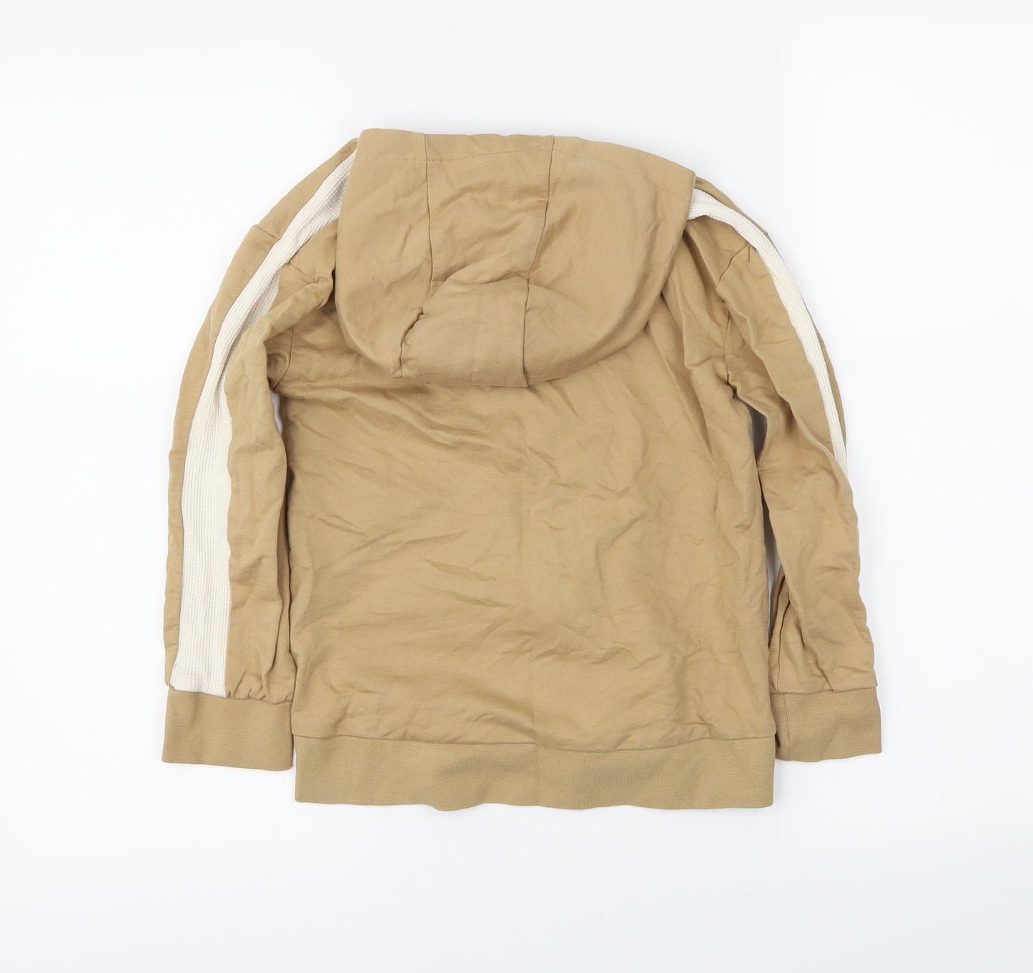 geogre Boys Beige   Full Zip Hoodie Size 6-7 Years