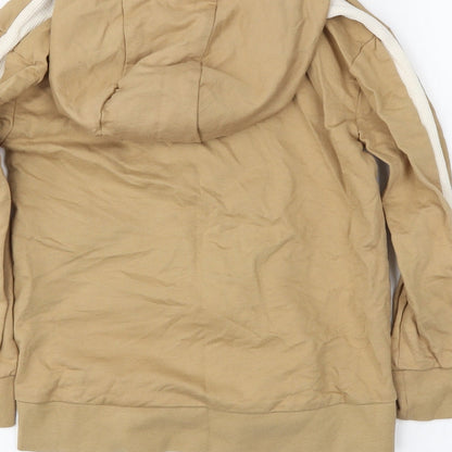 geogre Boys Beige   Full Zip Hoodie Size 6-7 Years
