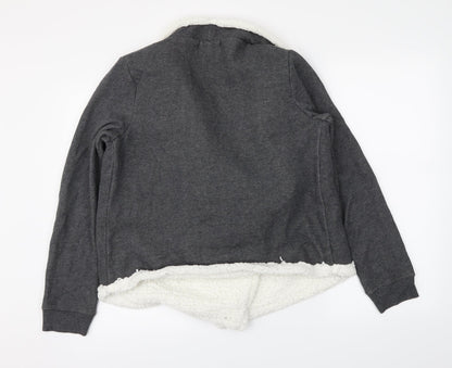 Womens UK Size M Derek Heart Grey Jacket